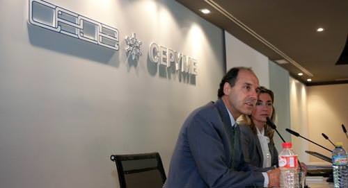 Ignacio Diego en la sede de CEOE | Fotos: Miguel López