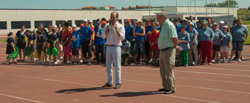 Diego inaugura el XIII Encuentro Deportivo de FEAPS Cantabria | FOTO. Jose Cavia
