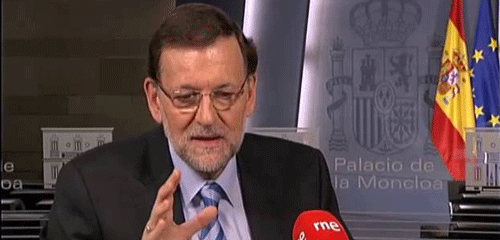 Mariano Rajoy durante su entrevista en RNE