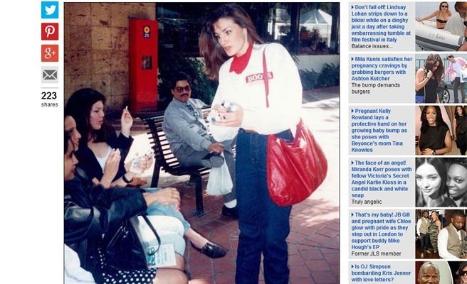 Letizia Ortiz vendiendo cigarrillos. Foto: Daily Mail.